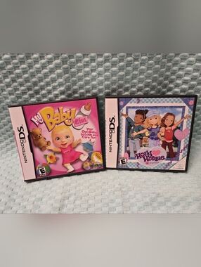 Nintendo DS Baby Girl & Polly Pocket  Game Lot
